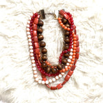 Calypso St. Barth x Target Beaded Multi Layered Necklace