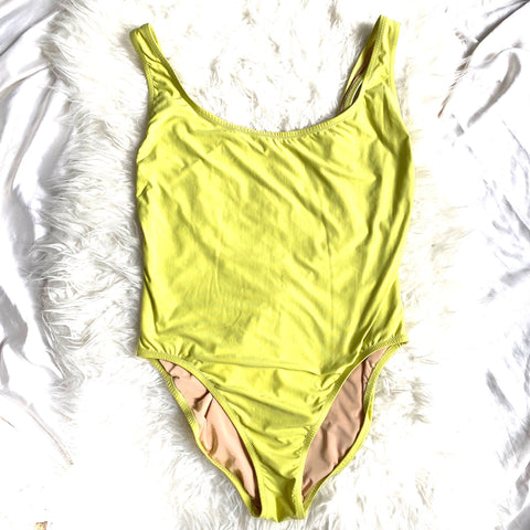 J. Crew Yellow One Piece Swimsuit- Size 14