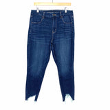 American Eagle Ne(x)t Level Stretch Curvy Hi-Rise Jegging Crop Distressed Jeans- Size 12 Short  (Inseam 24”)