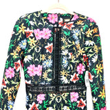 Alexia Admor Black Floral Crochet Detail Dress NWT- Size S