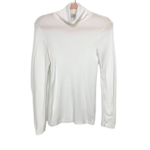 Splendid White Classic Turtleneck Top- Size S