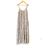 Aura Ivory Leopard Pocket Maxi Dress- Size L (sold out online)
