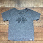 Kid Dangerous Grey I Was Told There Would Be Cake Top- Size 18-24M