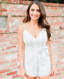 By The Way Striped Romper- Size XXS