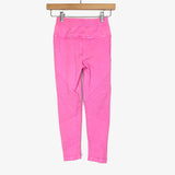 NUX Pink Thicker High Waisted Crop Leggings- Size S (Inseam 19.5")