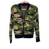 J Crew Camo Wool Blend Bomber Sweater Jacket- Size XS (sold out online)