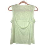 All In Motion Light Green with Cut Out Back Tank - Size XS