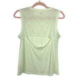 All In Motion Light Green with Cut Out Back Tank - Size XS