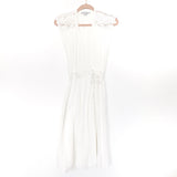 Favlux White Gauze and Crochet Detail Dress- Size S