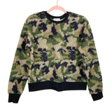 Poof Warm & Cozy Lifestyle Camo Fleece Sweatshirt- Size L