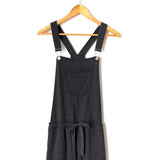 Z Supply Charcoal Drawstring Waist Overalls- Size S
