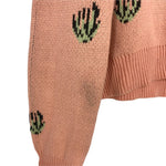 Wild Honey Cactus Print Sweater- Size L (see notes)