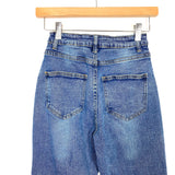 Kittenish Side Slit Hem Jeans- Size XS (sold out online, Inseam 30.5")