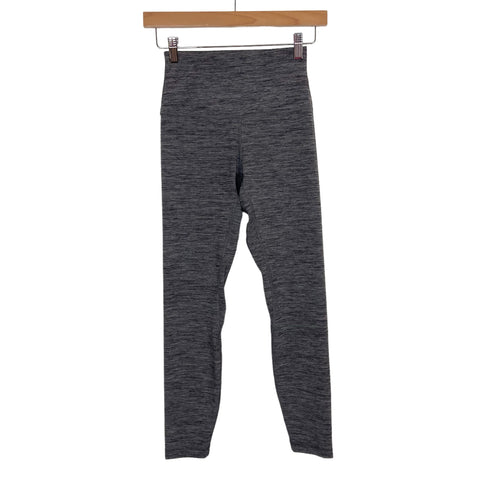 Lululemon Gray Space Dye High Waisted Leggings- Size 4 (Inseam 25")