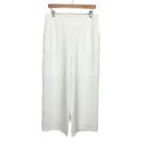 Jade White Elastic Waistband Wide Leg Pants NWT- Size L (Inseam 22”)