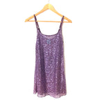 h.i.p. Purple Sequin Tank- Size XS
