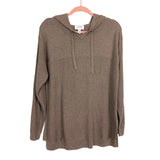 Soma Wknd Mocha Eco Yarn Ribbed Hoodie- Size M (sold out online, we have matching pants)