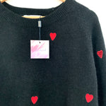 Chicwish Heart Sweater NWT- Size ~S