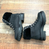 M. Gemi Black Alpi Alta Leather Hiker Boots- Size 38 (BRAND NEW)