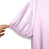 DIVIDED H&M Purple Elastic Sleeve Drop Waist Dress- Size L