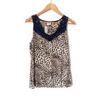 Soma Leopard Lace Trim Pajama Tank NWT- Size XS (we have matching pants)