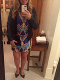 Express Blazer with Faux Leather Accent Arms- Size 12
