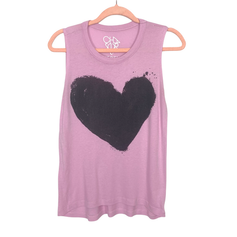 Chaser Evereve Pink Heart Tank- Size XS (sold out online)