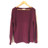 BB Dakota Purple Knit Sweater- Size S