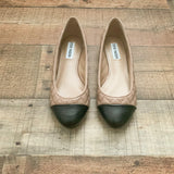 Steve Madden Tan/Black Flats- Size 7 (Like New Condition!)