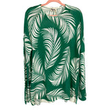 Show Me Your Mumu Green Palm Print Sweater NWT- Size XS