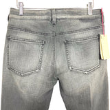 Stella McCartney Grey Zipper Hem Jeans NWT- Size 28 (Inseam 32.5")