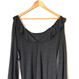 IRO Jeans Charcoal Long Sleeve Dress- Size S