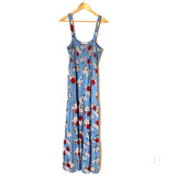 Loft Floral Smocked Tiered Maxi Dress- Size L (see notes) – The Saved  Collection