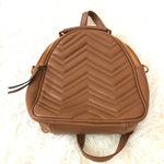 No Brand Brown Faux Leather Mini Backpack