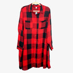 Old Navy Buffalo Plaid Button Up Shirt Dress NWT- Size XL