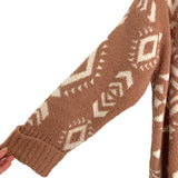Entro Aztec Print Soft Knit Cardigan NWT- Size S (sold out online)