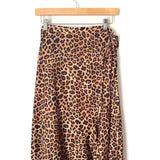 Summersalt Leopard Print Wrap Skirt- Size L