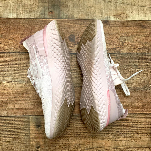Pre-owned Nike React Light Pink Sneakers- Size 8.5