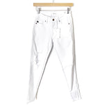 Kancan White Distressed Skinny Jeans NWT- Size 25 (Inseam 26 1/2”)