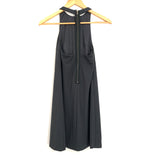 Bailey44 Grey Halter Dress with Exposed Zipper Back- Size XS