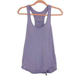 Lululemon Lilac Striped Back Cut Out Racerback Tank- Size ~S (see notes)