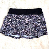 Lululemon Black Floral Skirt with Shorts Underneath- Size 4 (we have matching sports bra)