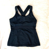 Lululemon Black Criss Cross Straps- Size~4