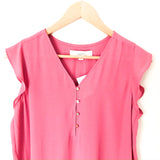 LOFT Ruffle Sleeve Tank Blouse NWT- Size XS