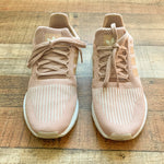 Adidas Ash Peach Mesh Sneakers- Size 8