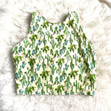 Mott50 Cactus Print High Neck Swim Bra- Size L (TOP ONLY) see notes