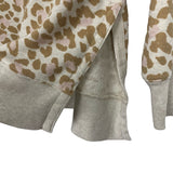 Aerie Tan Animal Print Crewneck Sweatshirt- Size S