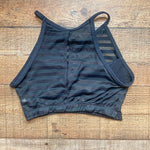 No Brand Black Mesh Sports Bra- Size ~S (see notes)