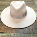 Brixton Blush Pink Wool Hat- Size S (56CM)
