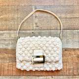 No Boundaries Cream Woven Festival Shoulder Bag NWT (sold out online)